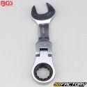 18 mm BGS articulated short ratchet combination wrench