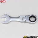 19 mm BGS articulated short ratchet combination wrench