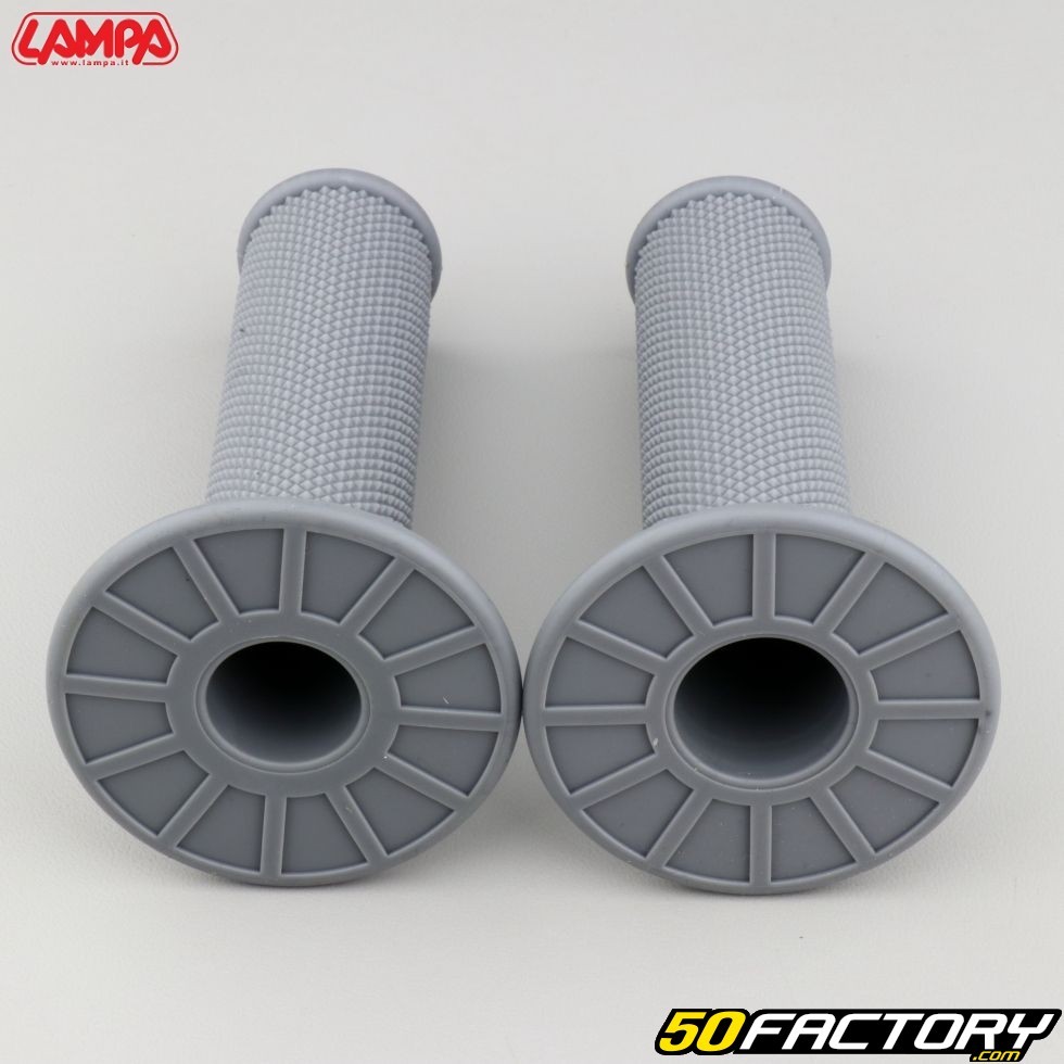 Lampa Donut Off-Road Grips Poignées Moto Universelles Gris-Orange Vente en  Ligne 