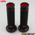 Punhos Lampa Esporte-Grip preto e vermelho