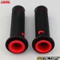 Punhos Lampa Esporte-Grip preto e vermelho