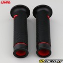 Punhos Lampa Esporte-Grip preto e vermelho