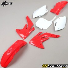 Kit carénages Honda CRF 150 R (depuis 2007) UFO rouge et blanc