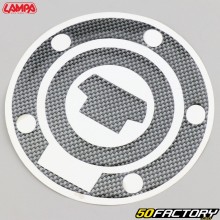 Gas tank door sticker Lampa Type Yamaha carbone