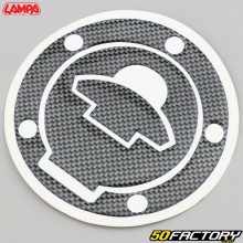Gas tank door sticker Lampa Ducati type carbon