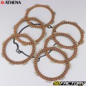 Lined clutch plates and cover gasket Kawasaki KX 80 (1998 - 2000), 85 (2001 - 2015), Suzuki RM100 (2003)... Athena