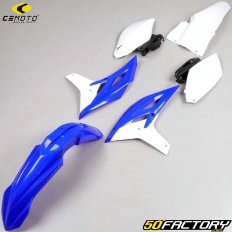 Fairing kit Yamaha YZF 250 (2010 - 2013) CeMoto blue and white