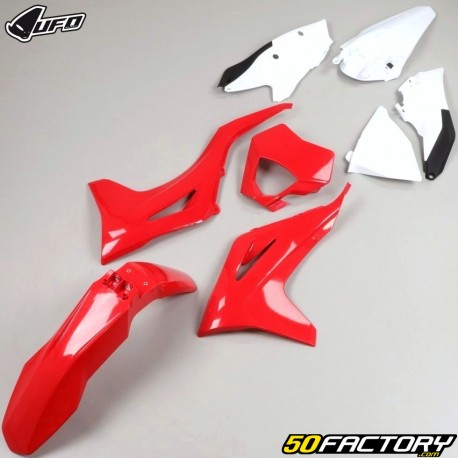 Kit de carenado Gas Gas EC250, 300, 350 (2021 - 2023) UFO rojo y blanco