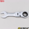 15 mm BGS articulated short ratchet combination wrench
