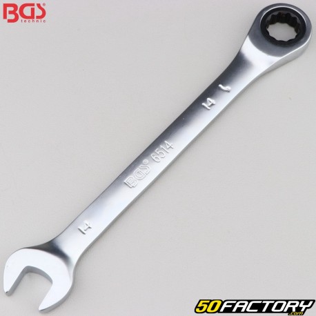 14mm BGS Combination Ratchet Spanner