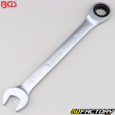 16mm BGS Combination Ratchet Spanner