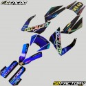 Kit decorativo Masai Ultimate, Hanway Furious Gencod  preto e azul holográfico