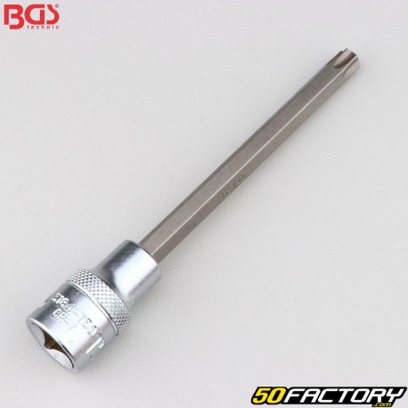 Ponta Soquete T50 Torx 1/2&quot; BGS 140 mm