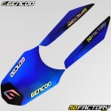 Kit decorativo Derbi  DRD, Gilera SMT, RCR  (XNUMX - XNUMX) Gencod  holográfico negro y azul (escritura DRD)