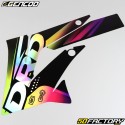 Kit decorativo Derbi  DRD, Gilera SMT, RCR  (XNUMX - XNUMX) Gencod  Sol holográfico (escrita DRD)