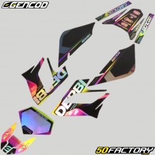 Dekor-kit Derbi Senda DRD Racing  (XNUMX - XNUMX) Gencod  Sonne holografisch