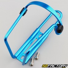 Blue anti-vibration bike aluminum bottle cage