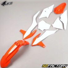 Plastics kit KTM SX, SX-F 125, 150, 250... (2019 - 2022) UFO orange and white