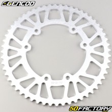 Rear sprocket 56 aluminum teeth 420 Derbi,  Rieju,  Yamaha,  Peugeot... Gencod gray