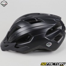 Casco bici con luce posteriore integrata Vito E-Travel nero opaco