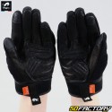 Gants Furygan Jet Kid D3O homologués CE moto noirs et blancs