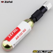 Inflador CO2 16g com adaptador tipo bicicleta Zéfal EZ Control