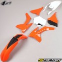 Kit carenatura KTM SX 125, 250 (2011 - 2012), SX-F 350... (2011) UFO arancione e bianco