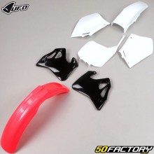 Kit de carenagens Honda CR XNUMX R (XNUMX - XNUMX), XNUMX (XNUMX - XNUMX) UFO  blanc et rouge