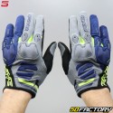 Guantes cross Five  Motocicleta gris y azul aprobada por la CE E-XNUMX