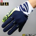 Handschuhe cross Five  E-XNUMX Evo CE-geprüftes blaues Motorrad