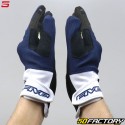 Handschuhe cross Five  E-XNUMX Evo CE-geprüftes blaues Motorrad