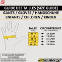 Handschuhe Kindergröße Cross Five MXFXNUMX Mono weiß