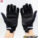 Street gloves Five Globe Racer black and white CE approved