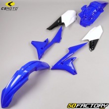 Kit in plastica Yamaha WR-F 250, 450 (2015 - 2019) CeMoto blu e bianco