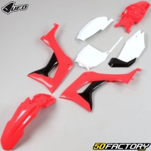 Kit de carenagens Honda CRF XNUMX F (desde XNUMX) UFO  vermelho e branco