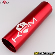 KRM muffler wrap Pro Ride red