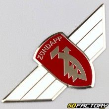 Emblema Zündapp Wings 9.8x4.6 cm rojo