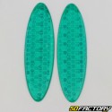 25x90 mm (x2) oval reflective strips green