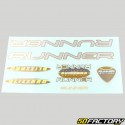 Pegatinas Runner  Blizzard XNUMXxXNUMX cm oro (tablón)