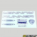 Stickers Runner Blizzard 14x26 cm blue (board)