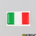 Italy flag sticker 3D 4.7x2.7 cm