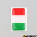 Italy flag sticker 3D 4.7x2.7 cm
