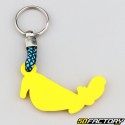 Bad Eyes rubber key ring