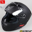 Capacete integral MT Helmets Thunder  XNUMX SV Sólido XNUMX preto fosco