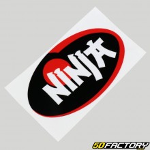 Ninja muffler sticker oval 86x50 mm