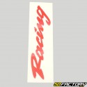 Aufkleber Racing  XNUMXxXNUMX cm rot