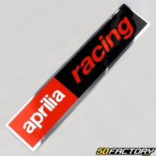 Adesivo Aprilia Racing 22x4.6 cm rosso e nero