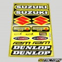 Pegatinas Suzuki , Dunlop XNUMXxXNUMX cm (hoja)