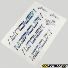 Mercury Bicycle Stickers 25x17.3 cm (sheet)