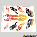 Tribal eye stickers 24x20 cm (sheet)